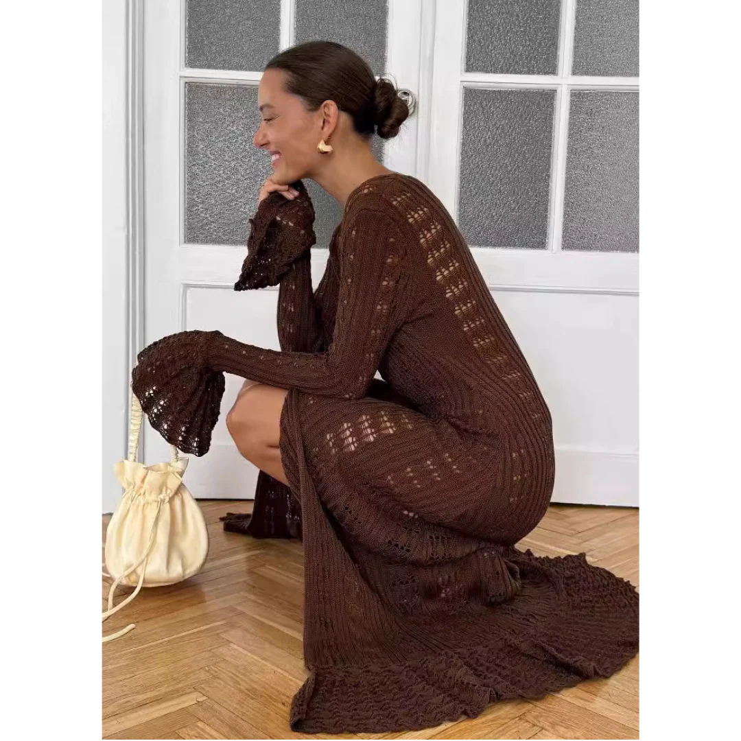 Chic Flounce-Sleeve Fitted Cardigan with Button Front - Image 5