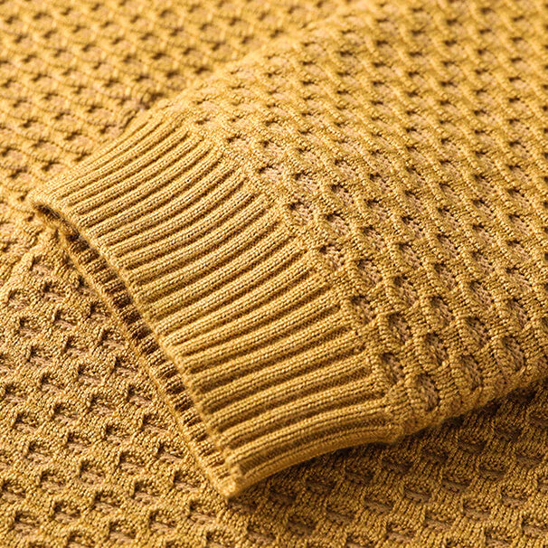 Alberto Confortevole Honeycomb Knit Cardigan - Image 7