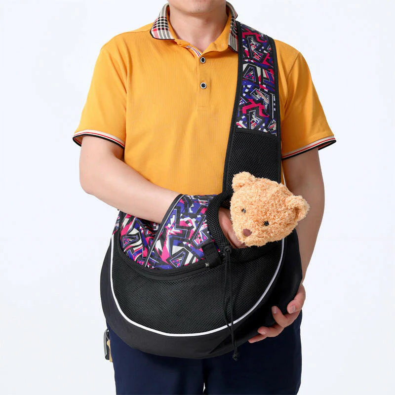 Animal Transport Bag with Ergonomic Design for Comfortable Travel of Dogs and Cats - Image 6