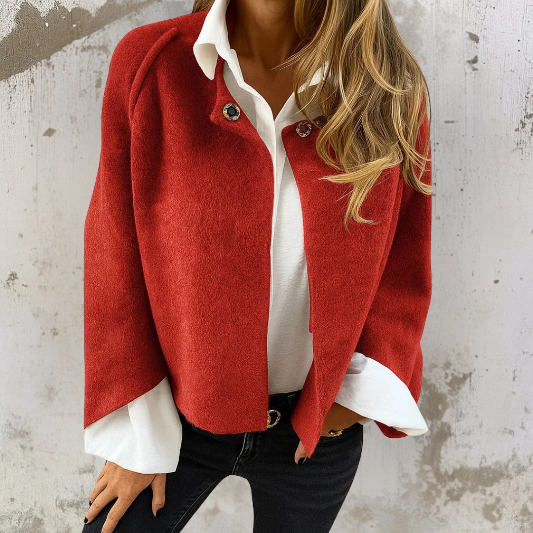 Chic and Elegant Warm Short Jacket - Image 5