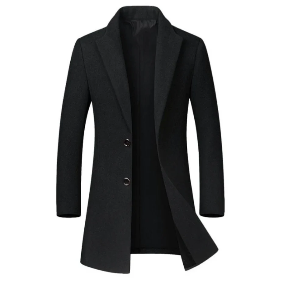 Aurelio | Long Winter Coat with Elegant Style - Image 5