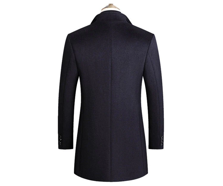 Aurelio | Long Winter Coat with Elegant Style - Image 6