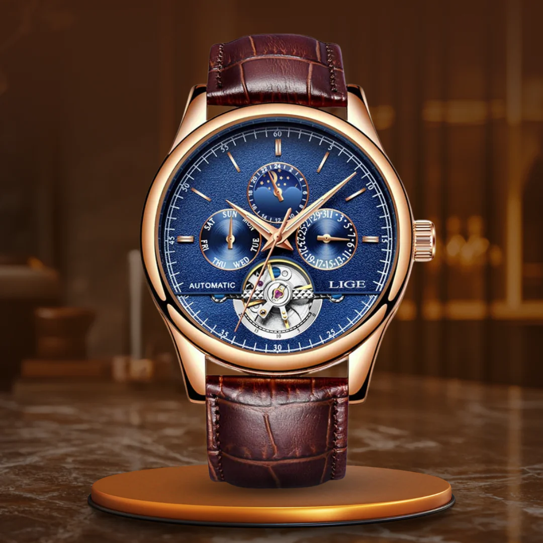 Luxury Automatic Tourbillon Watch with Precise Mechanism - Image 19