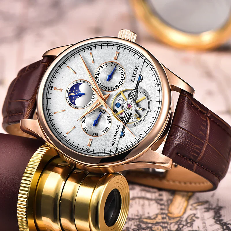 Luxury Automatic Tourbillon Watch with Precise Mechanism - Image 22