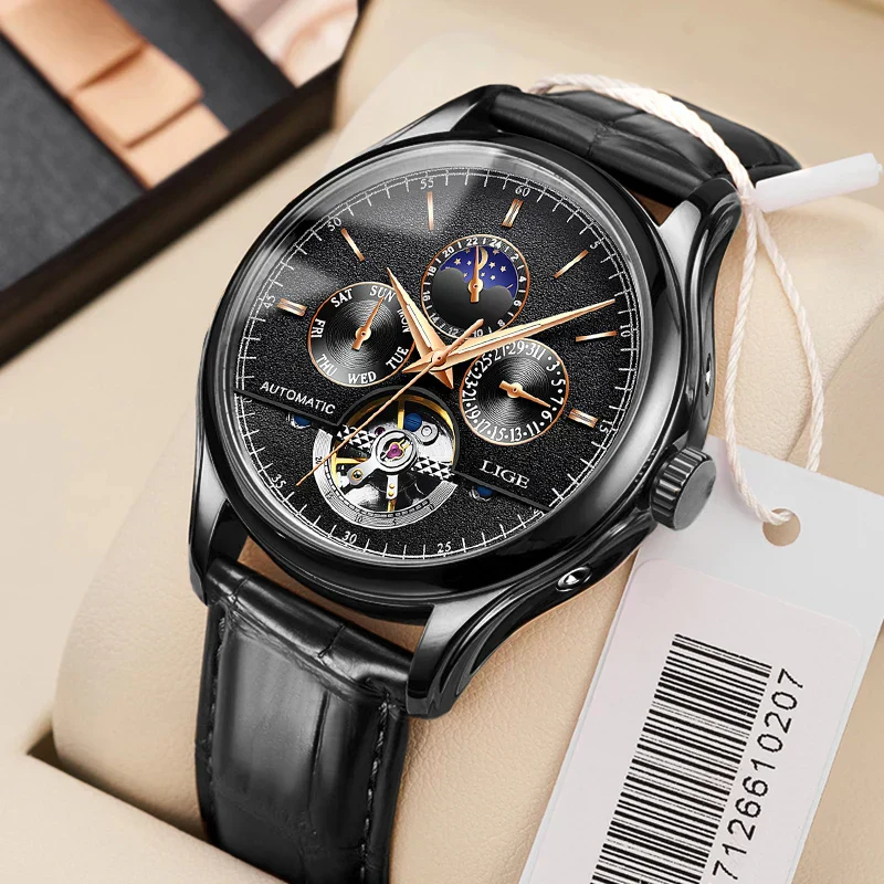 Luxury Automatic Tourbillon Watch with Precise Mechanism - Image 26