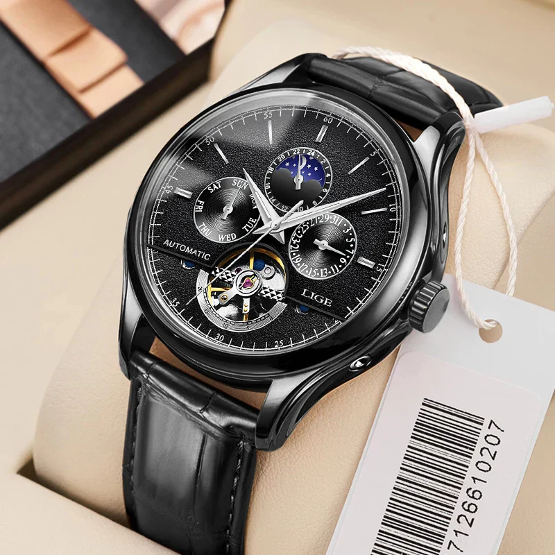 Luxury Automatic Tourbillon Watch with Precise Mechanism - Image 27