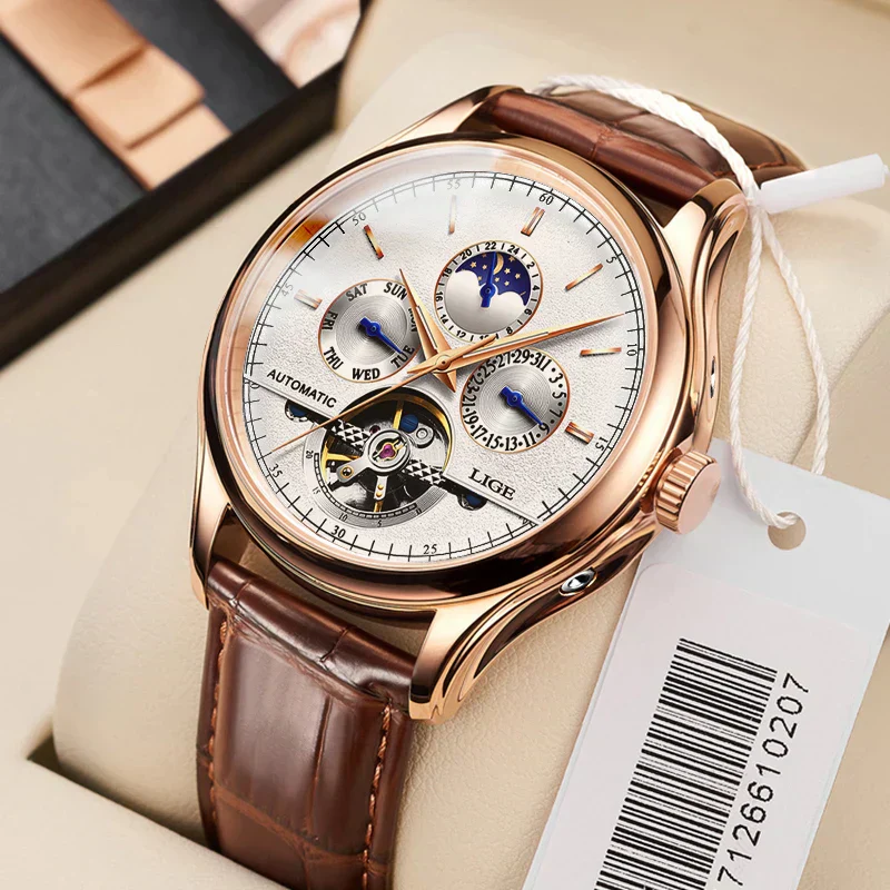 Luxury Automatic Tourbillon Watch with Precise Mechanism - Image 29
