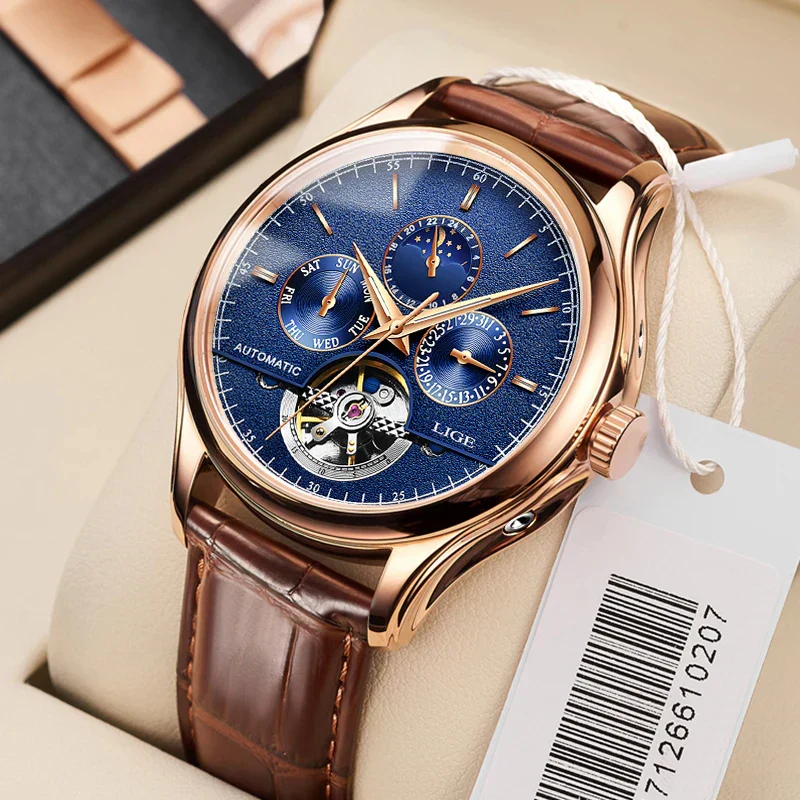 Luxury Automatic Tourbillon Watch with Precise Mechanism - Image 30