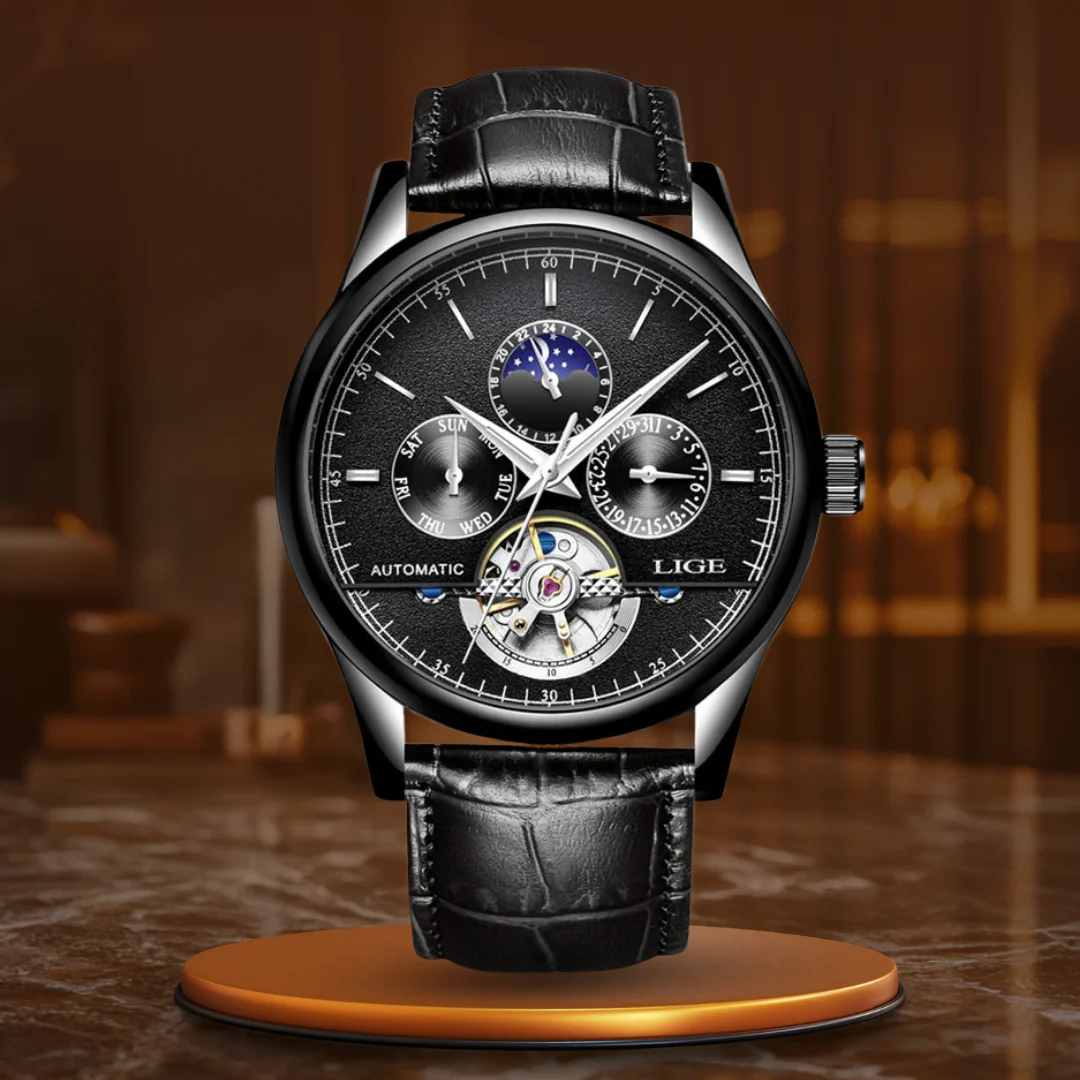 Luxury Automatic Tourbillon Watch with Precise Mechanism - Image 6