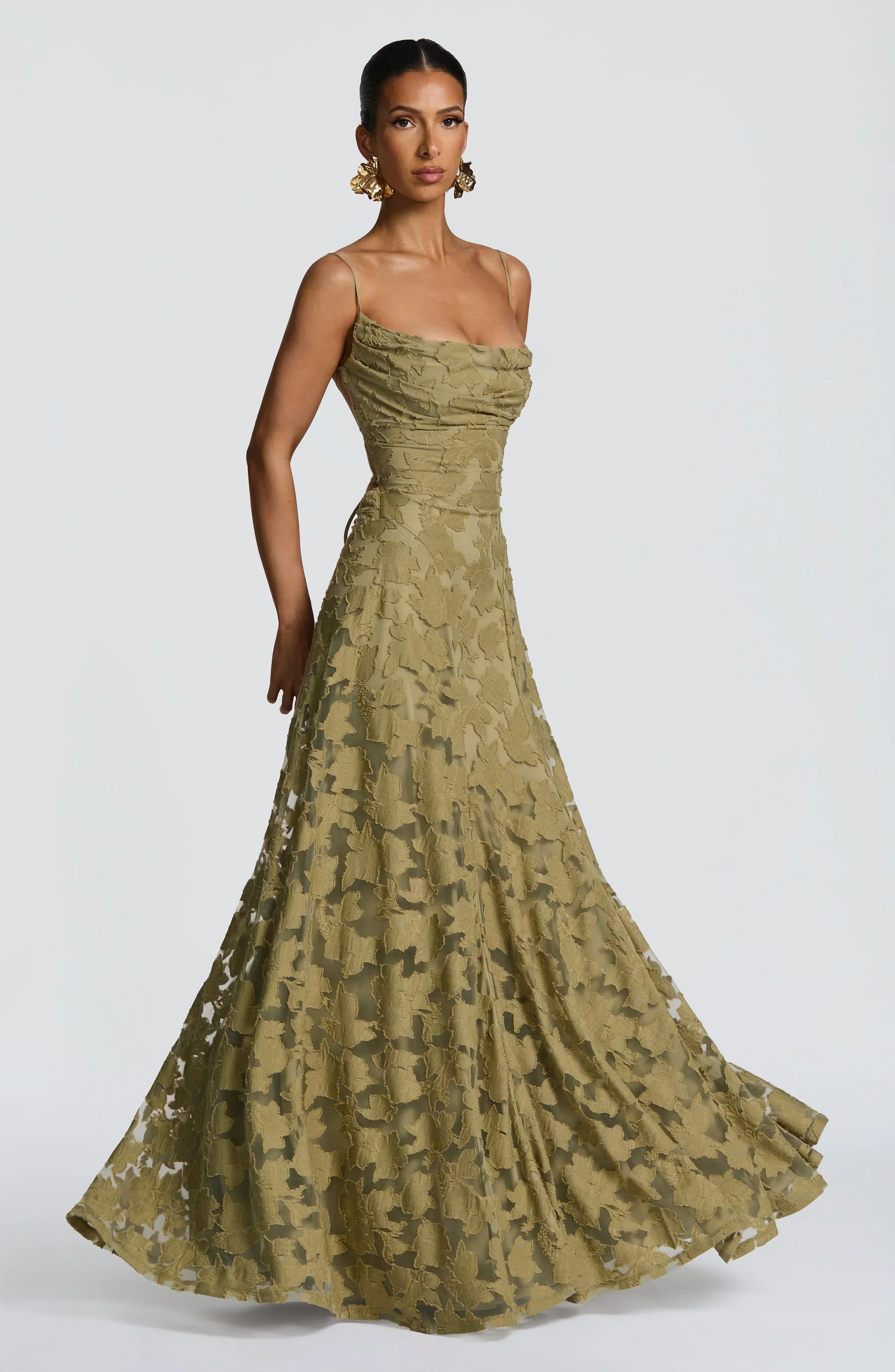 Aveline |Elegant Lace Corset Maxi Dress - Glamorous Evening Gown - Image 9