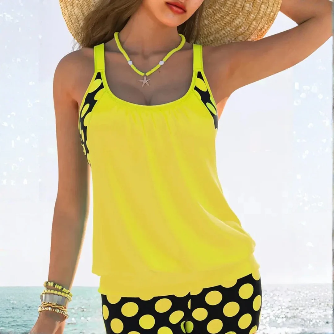 AzMuse™ Polka Dot Cutout Bikini Set – Flirty Hollow-Out Swimwear - Image 5