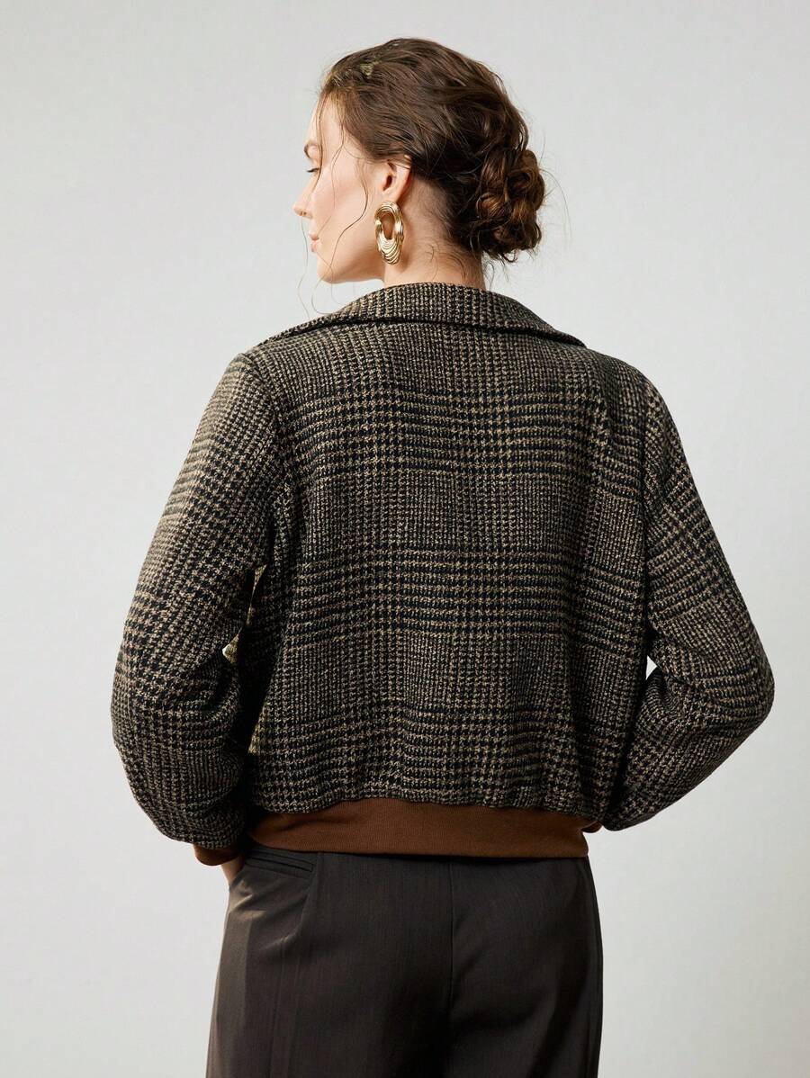 Blythe Cropped Tweed Jacket - Effortlessly Chic - Image 5