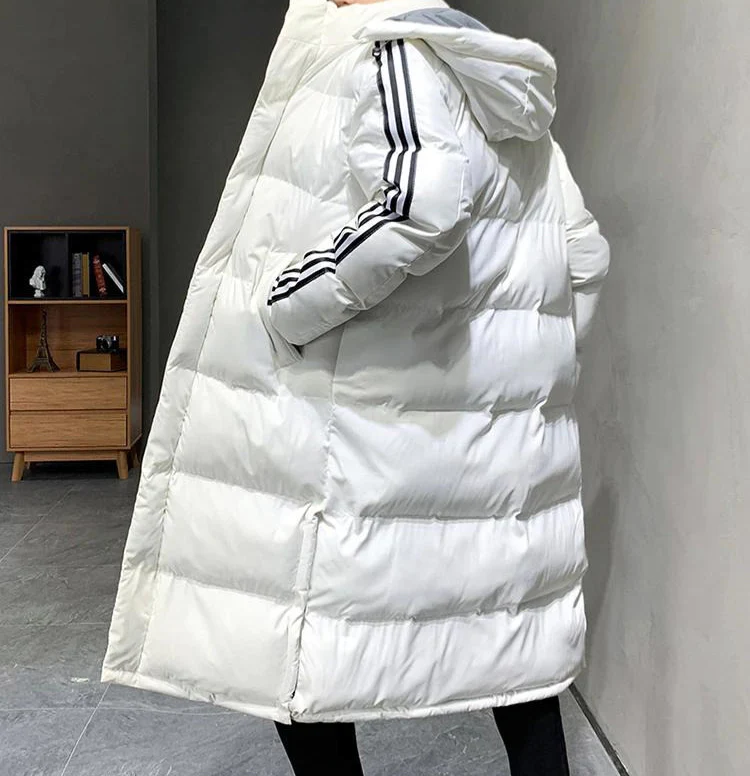 Calvin Women's Winter Jacket – Long Model with Hood for Stylish Comfort - Image 6