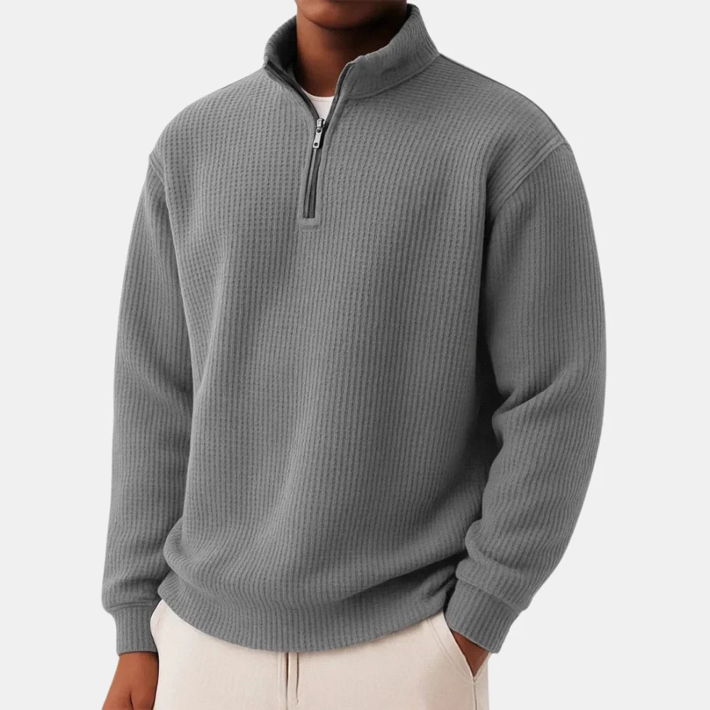 Carter Timeless Knit Quarter-Zip Pullover - Image 3