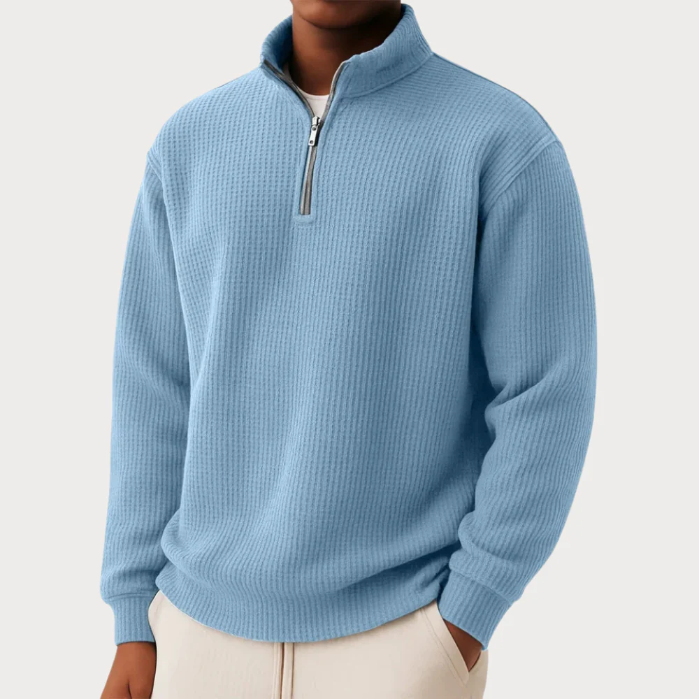 Carter Timeless Knit Quarter-Zip Pullover - Image 7