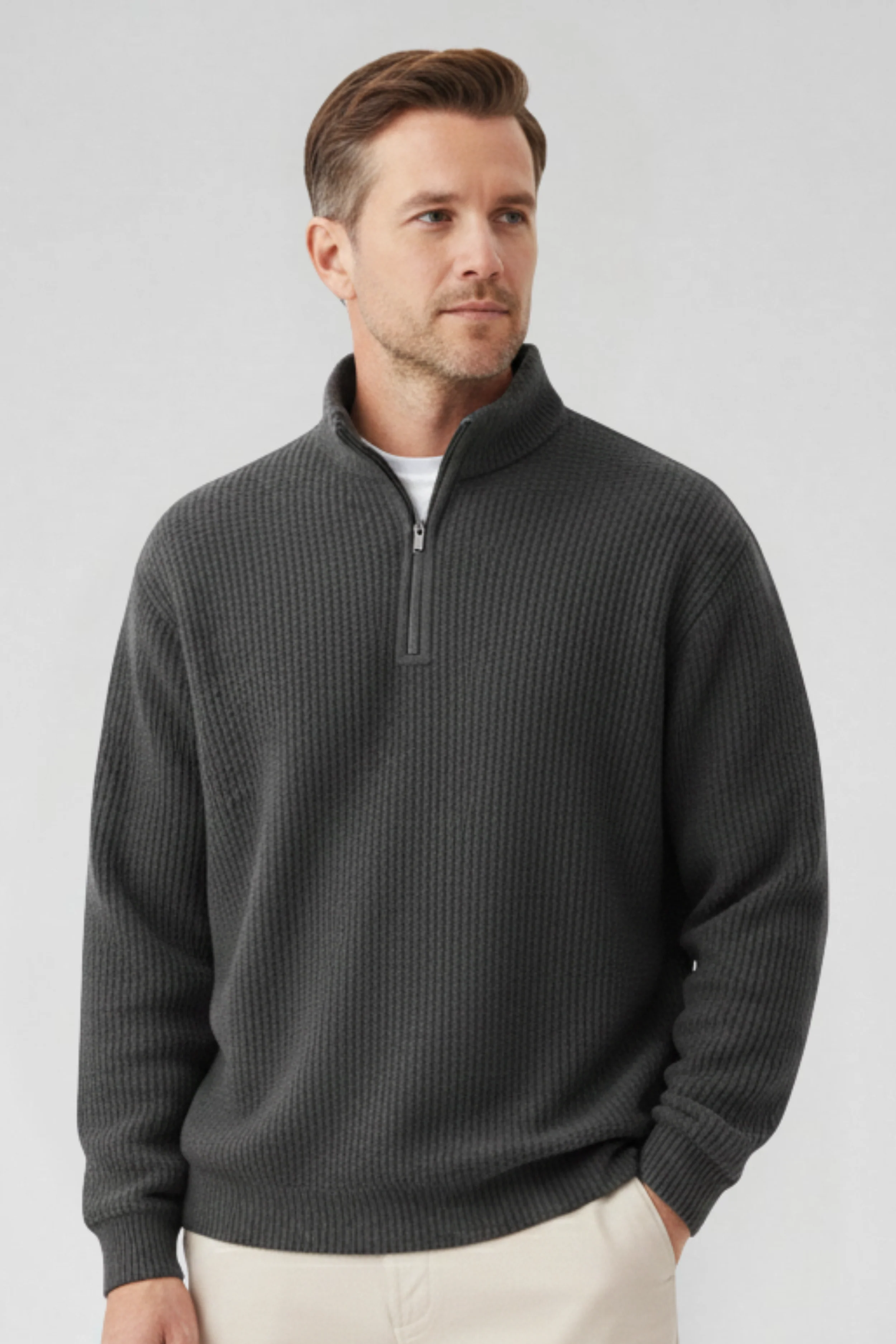 Carter Timeless Knit Quarter-Zip Pullover - Image 9