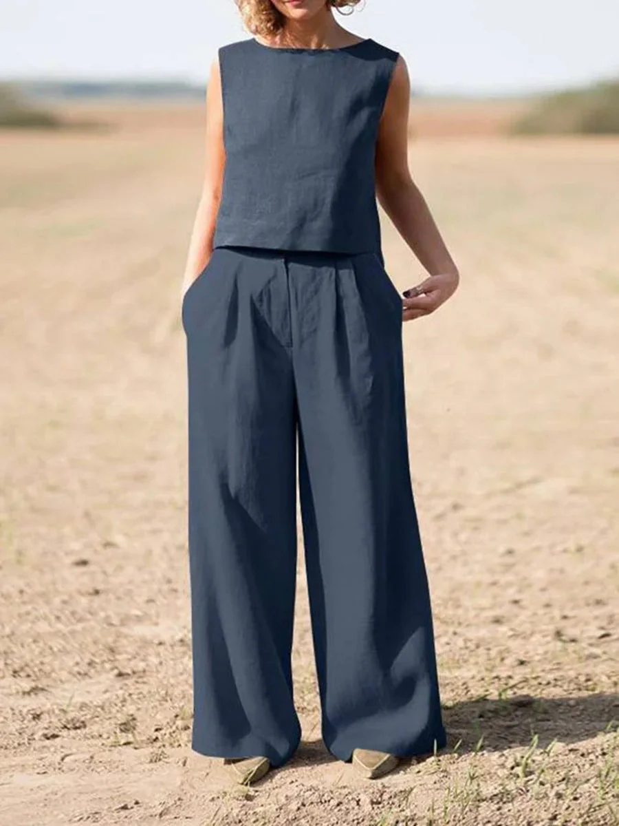 Simple Casual Two-Piece Set for Comfort and Style - Image 2