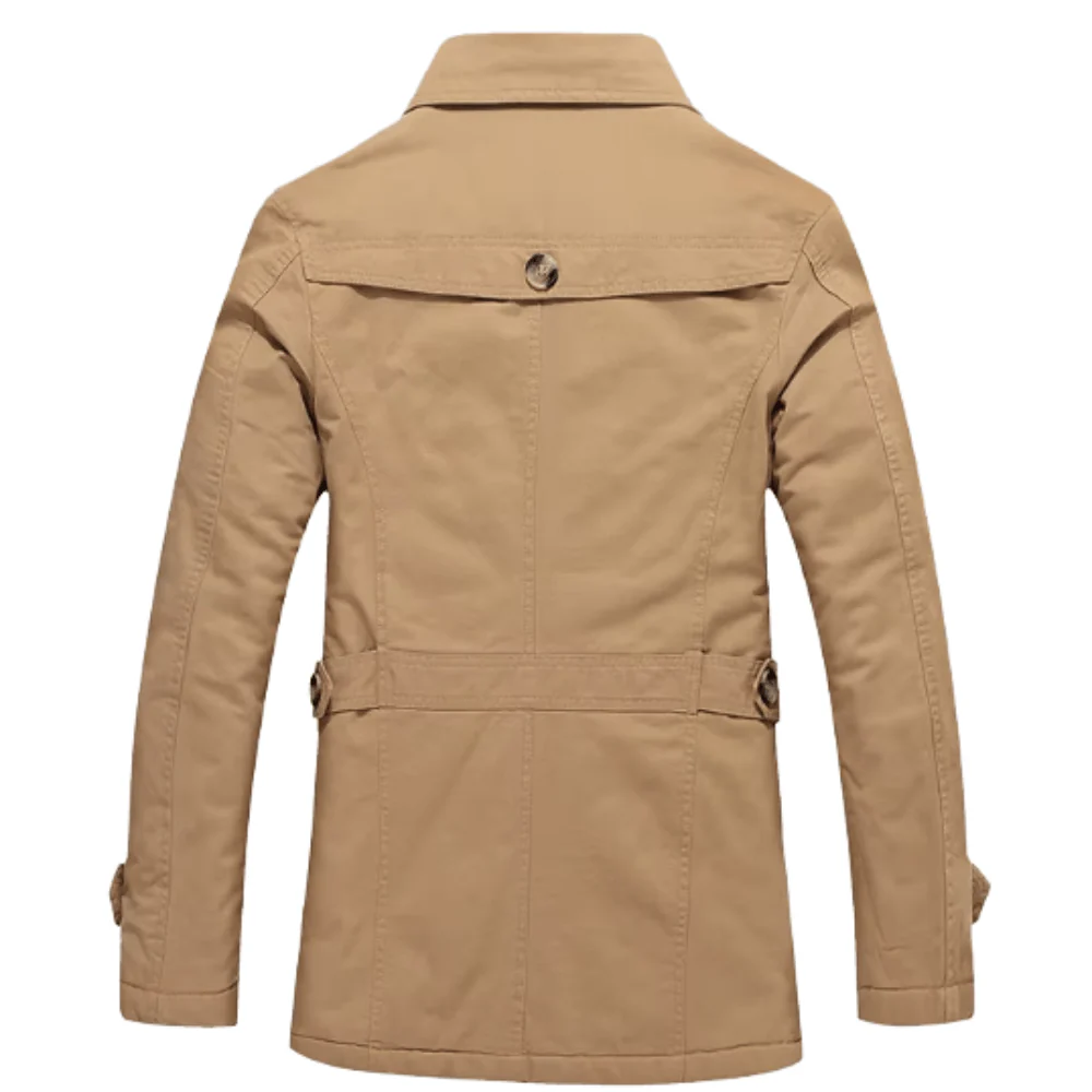 Chic Storm Coat with Timeless Elegance - Image 6