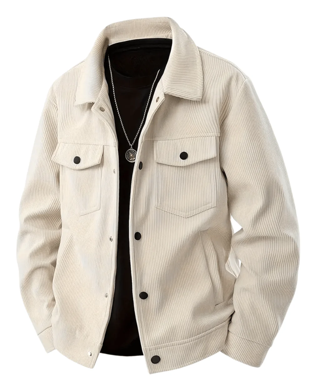 Chic Urban Corduroy Jacket - Image 2