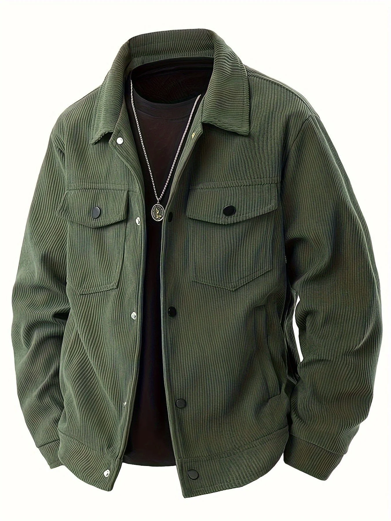 Chic Urban Corduroy Jacket - Image 4