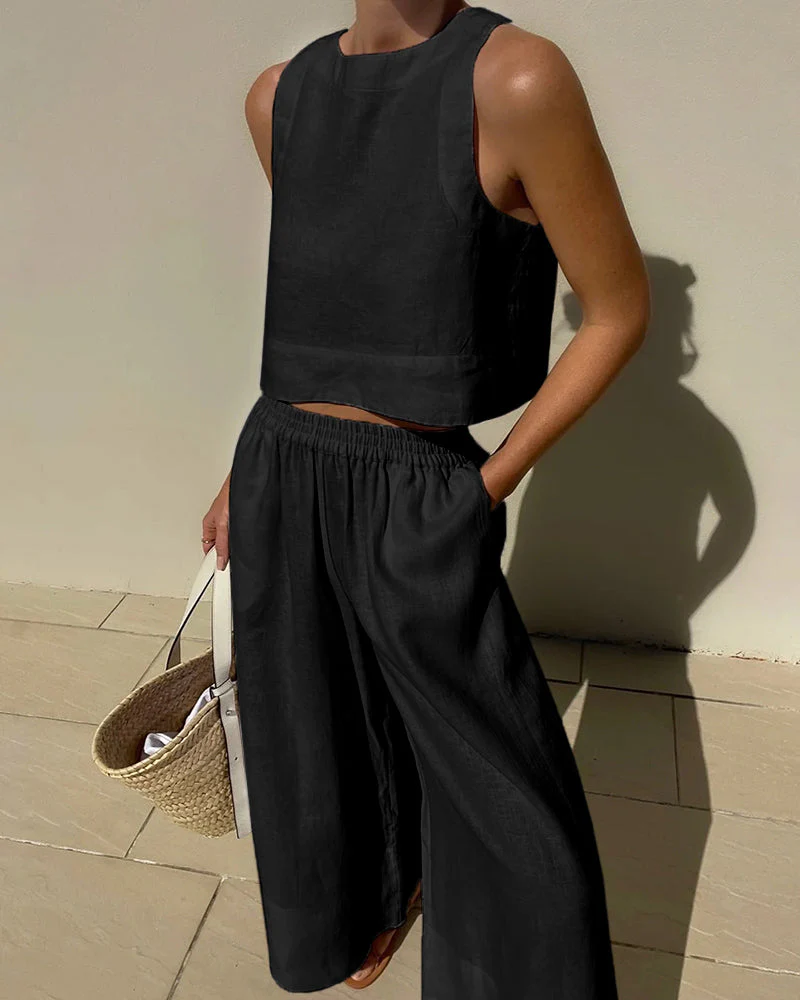 Classic Two-Piece Set – Elegant and Comfortable, Perfect for Work and Weekend Urban Style - Image 2