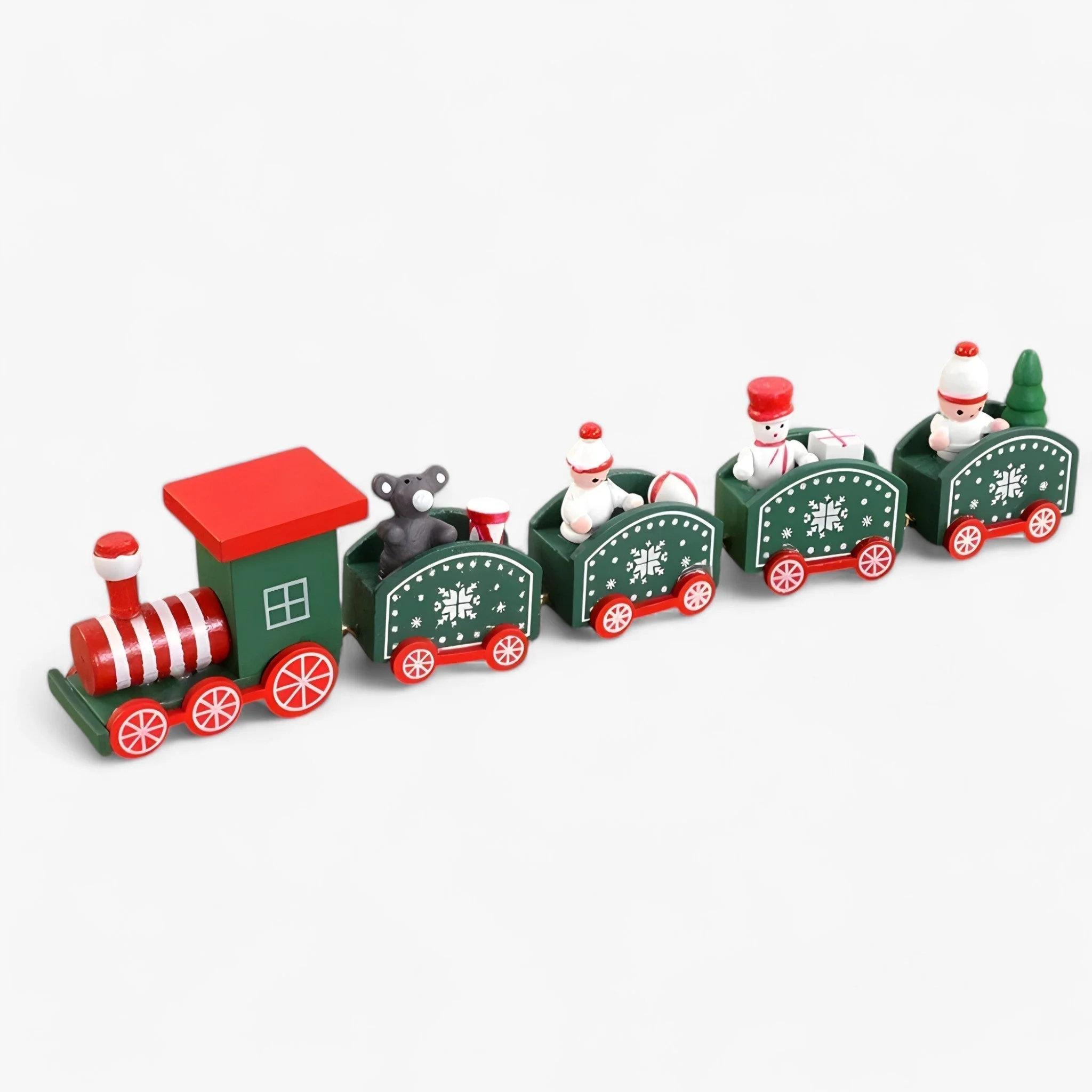 Clever Christmas Tree Decorations with Steam Train Design - Image 6
