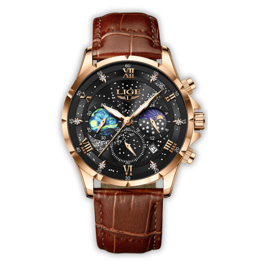 Watch with Moon Phases – Elegant and Stylish Accessory - Image 3