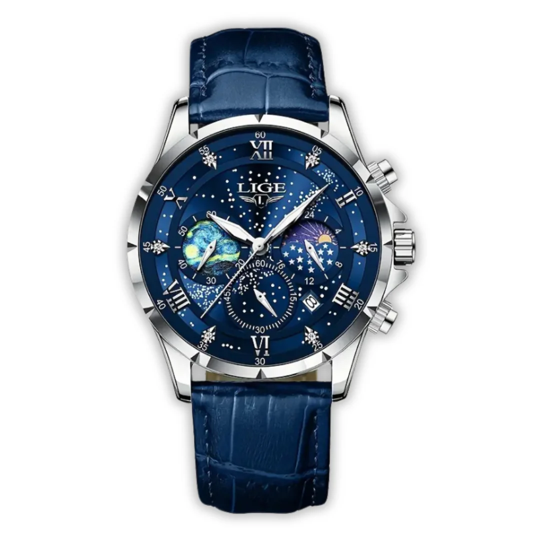 Watch with Moon Phases – Elegant and Stylish Accessory - Image 4