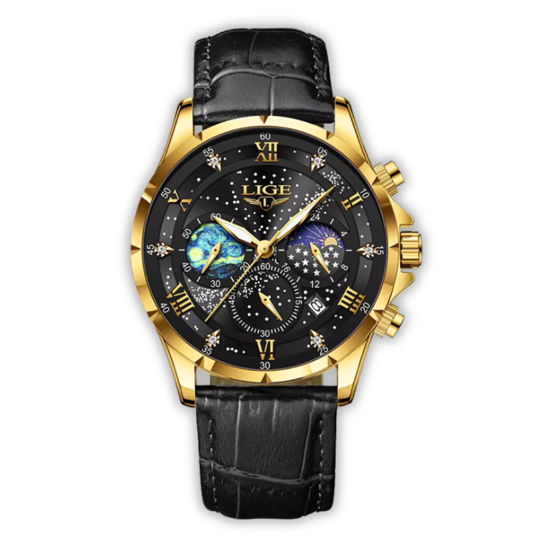 Watch with Moon Phases – Elegant and Stylish Accessory - Image 5