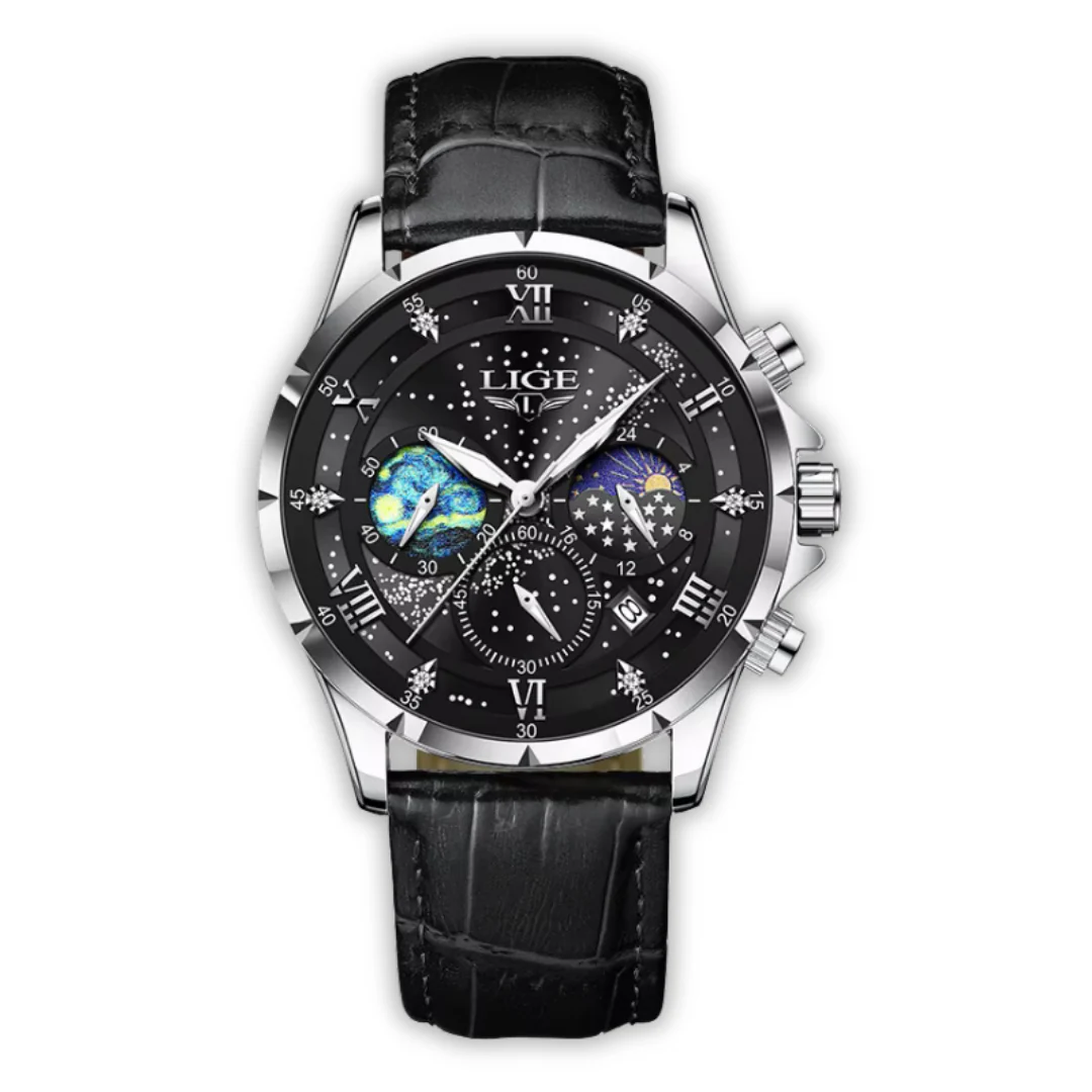 Watch with Moon Phases – Elegant and Stylish Accessory - Image 6