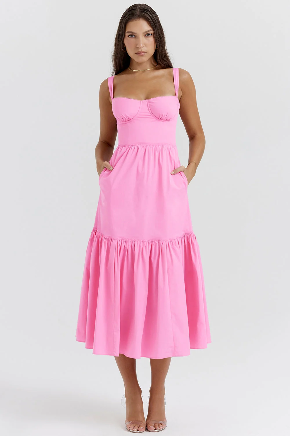 Elia | Sophisticated Midi Dress - Image 3