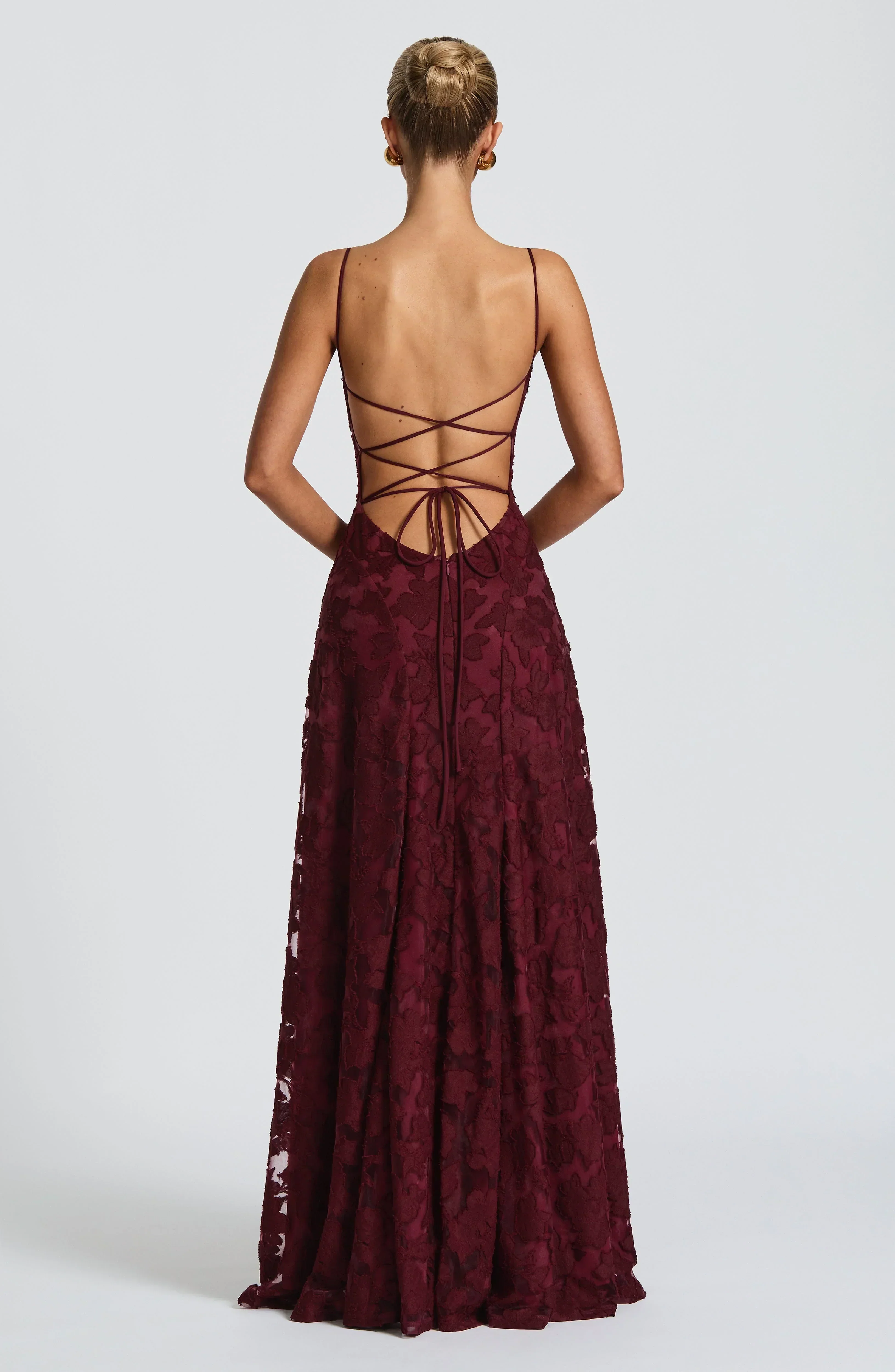 Glamorous Corset Lace Maxi Dress for Special Occasions - Image 7