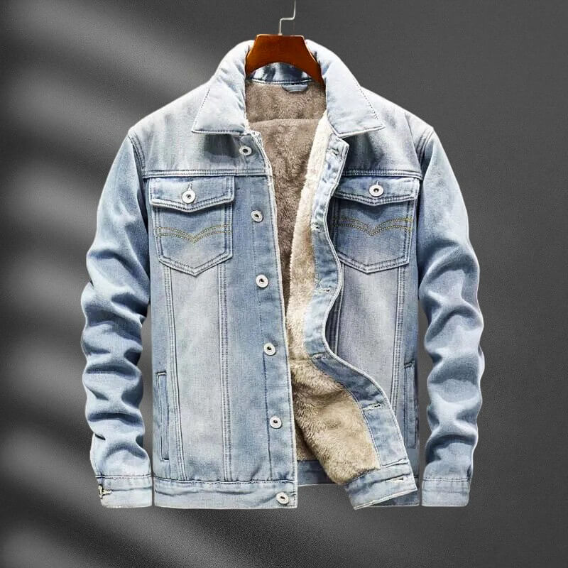 Grayson Organic Denim Jacket for a Stylish Eco-Friendly Look - Image 2
