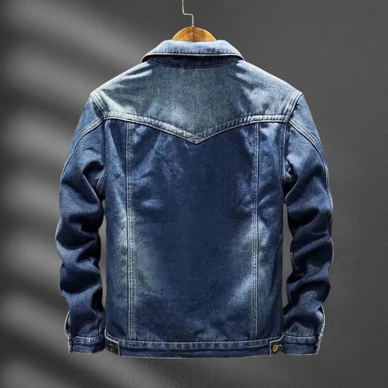Grayson Organic Denim Jacket for a Stylish Eco-Friendly Look - Image 4