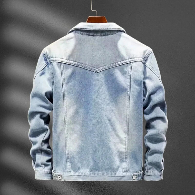 Grayson Organic Denim Jacket for a Stylish Eco-Friendly Look - Image 5