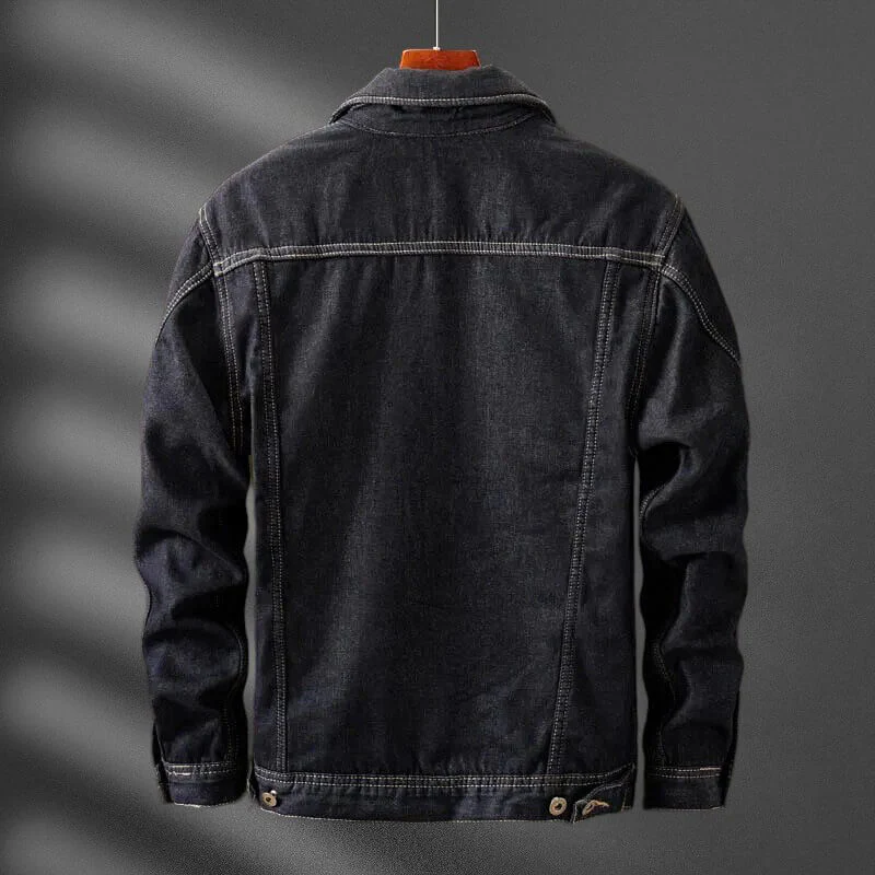 Grayson Organic Denim Jacket for a Stylish Eco-Friendly Look - Image 6