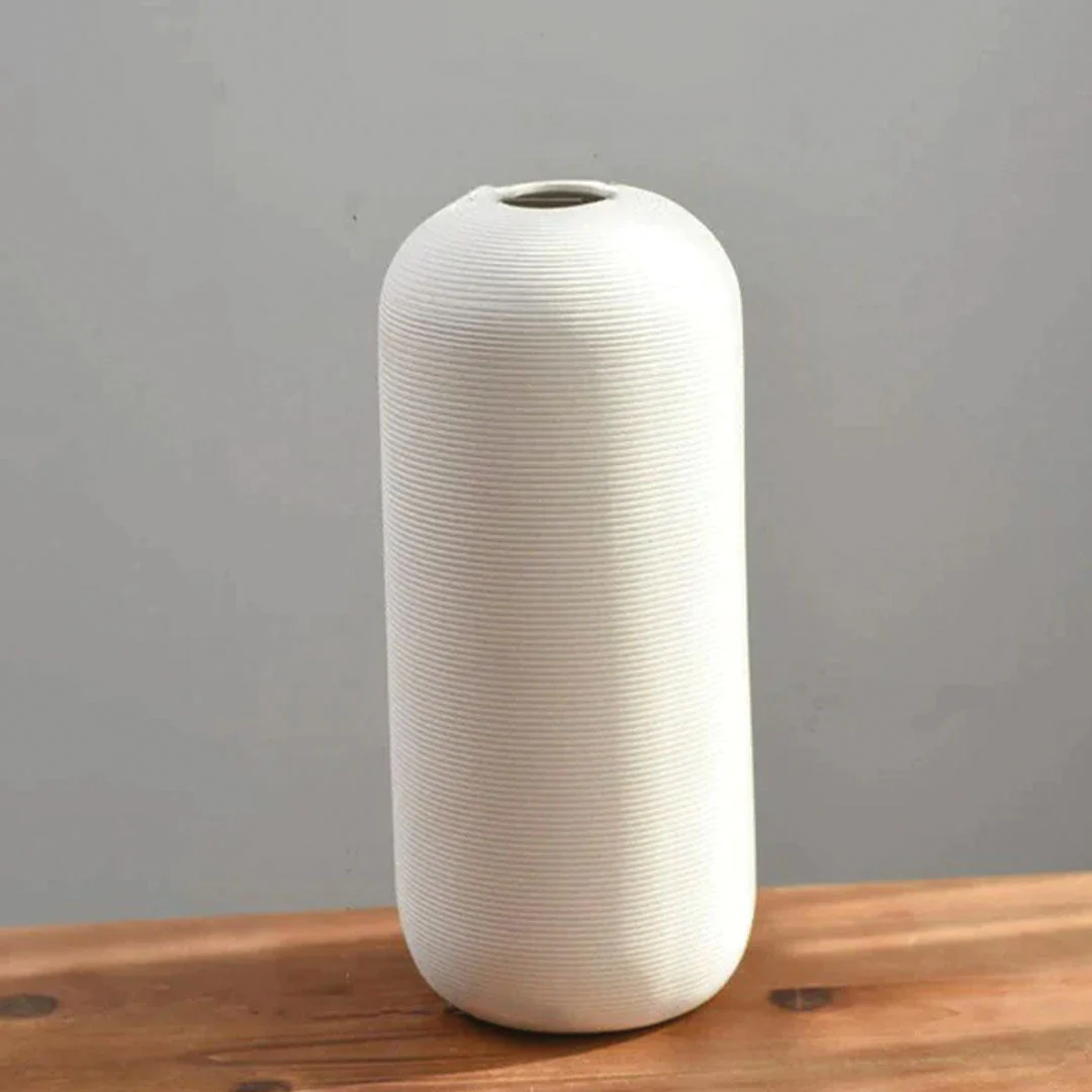 Handmade Ceramic Vase Blanche - Image 12