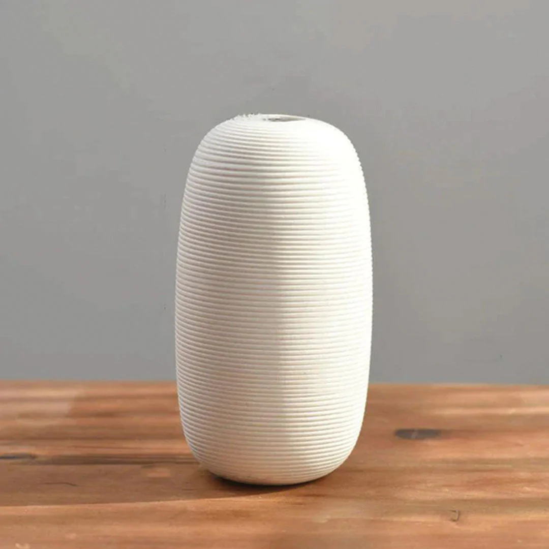Handmade Ceramic Vase Blanche - Image 13