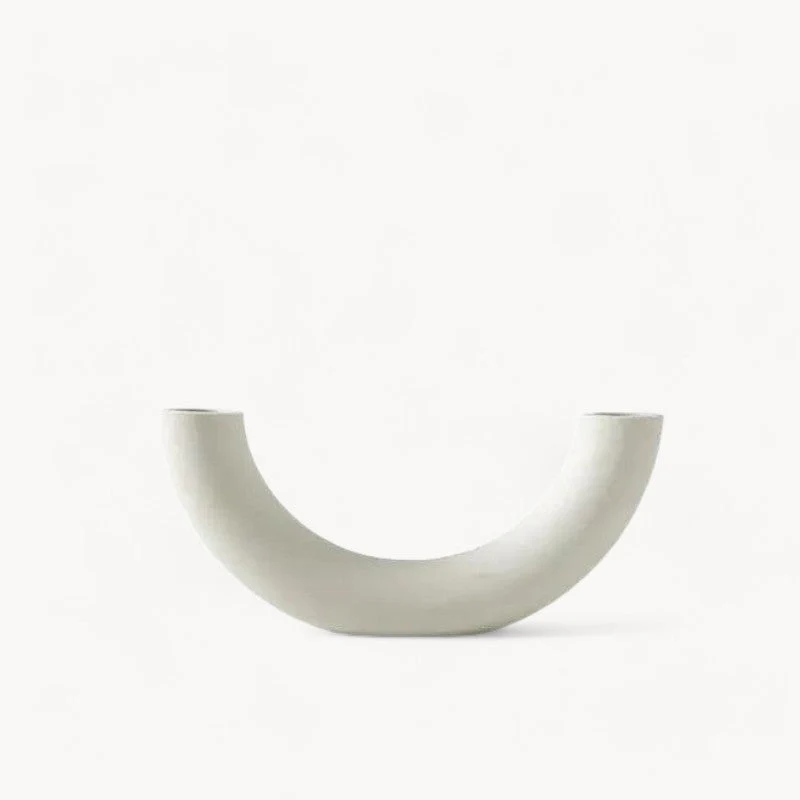 Handmade White Ceramic Vase - Image 19