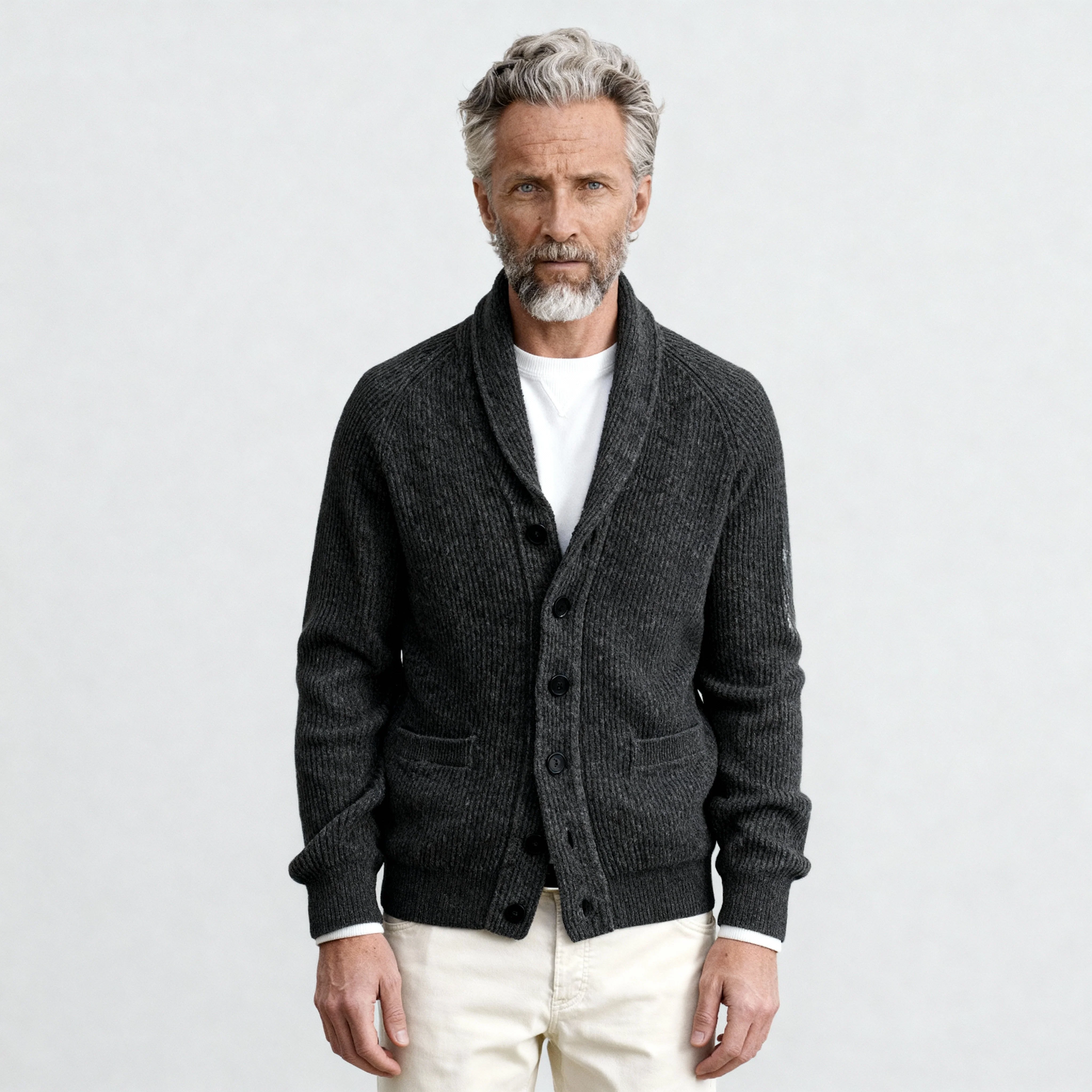 Henry Men's Cozy Cardigan Sweater - Classic Knit - Image 12