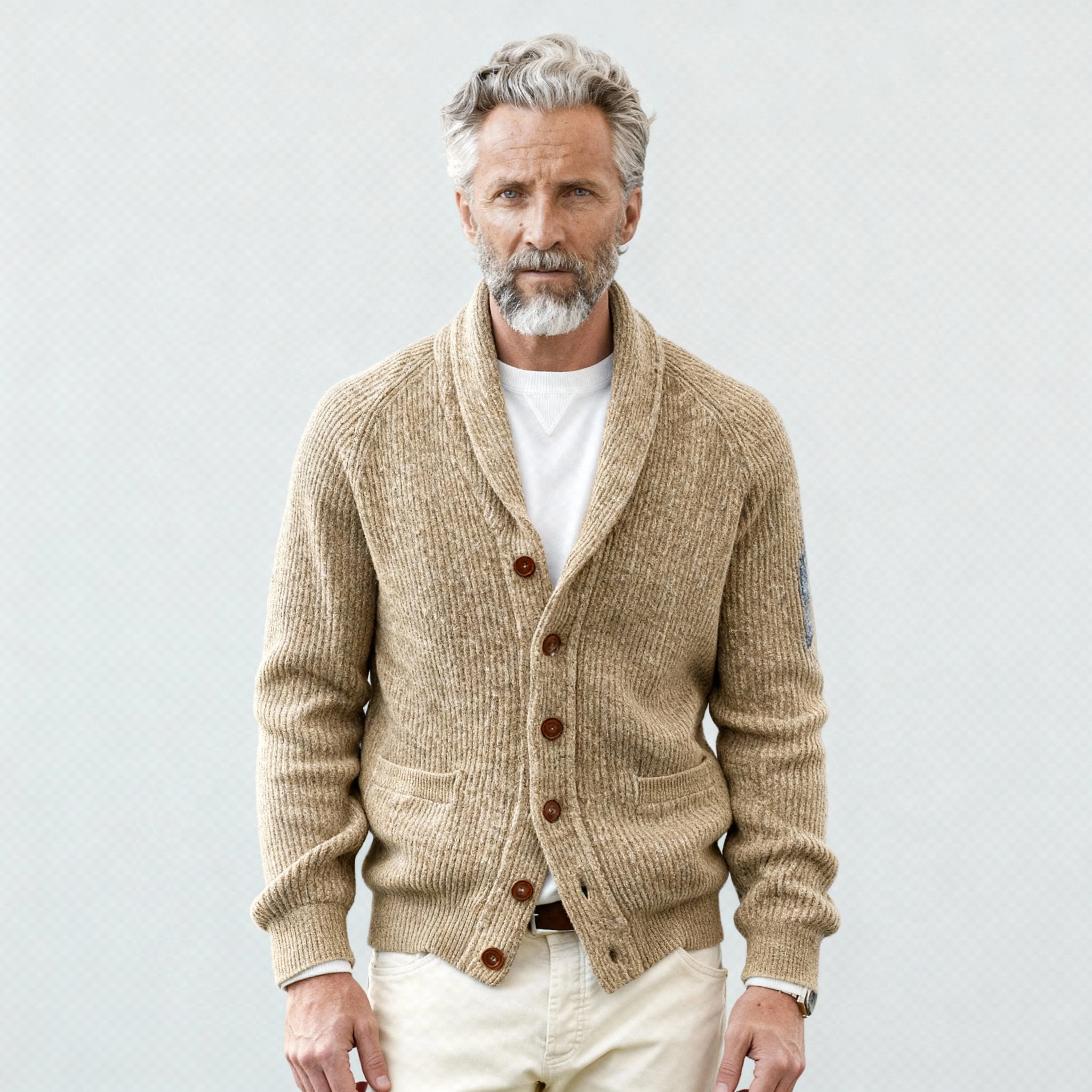 Henry Men's Cozy Cardigan Sweater - Classic Knit - Image 13