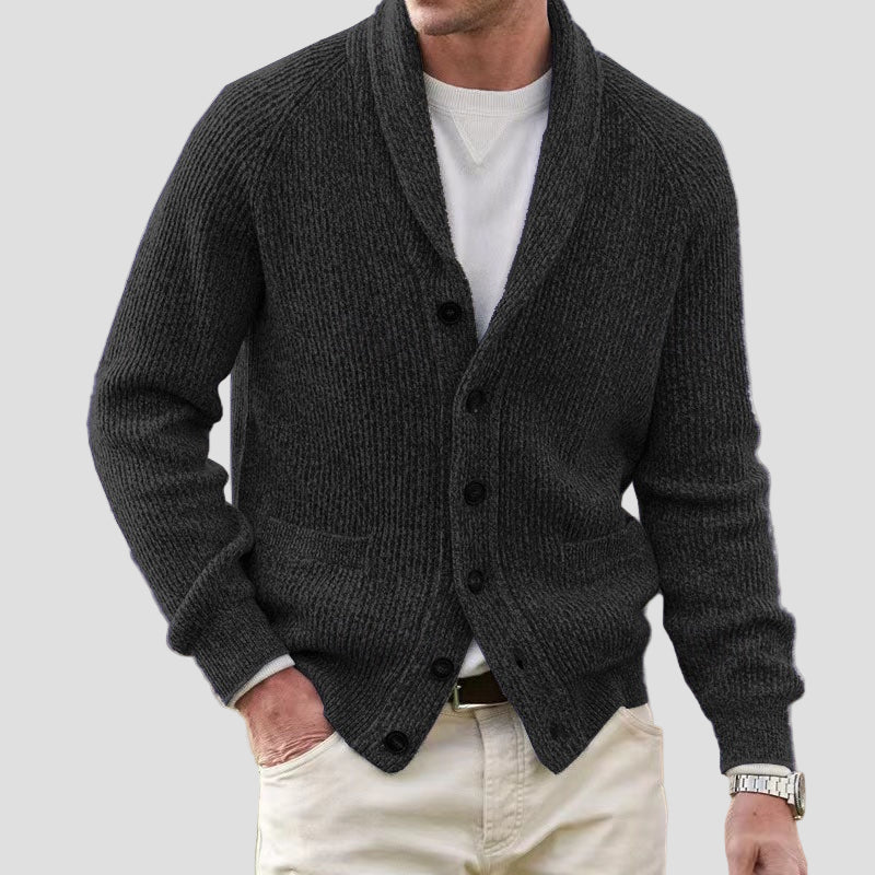 Henry Men's Cozy Cardigan Sweater - Classic Knit - Image 3