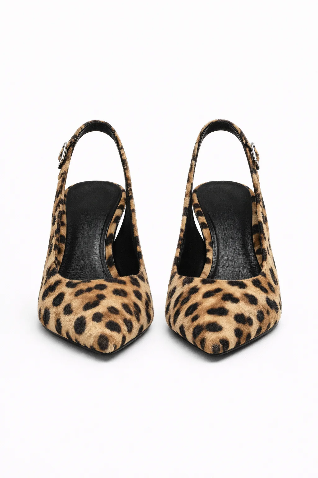 Chic Leopard Print Slingback Heels - Image 2