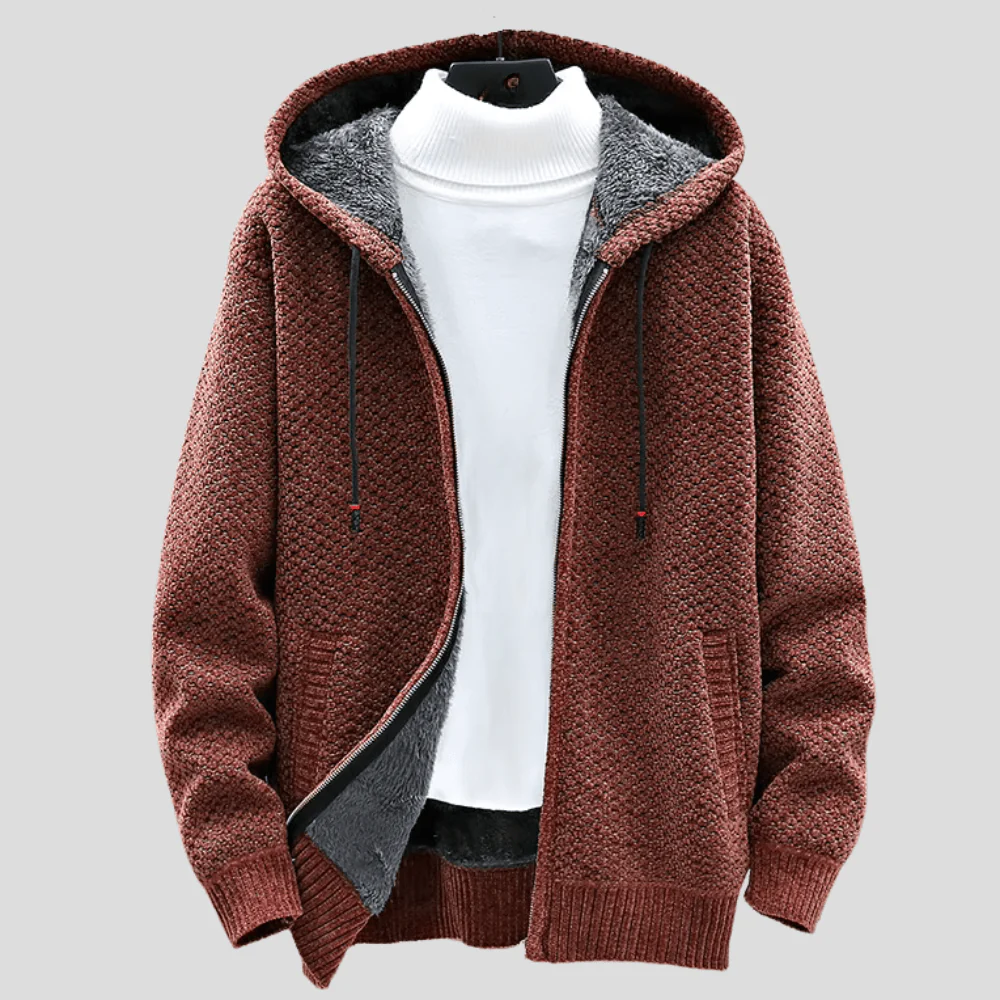 Lorent | Premium thermal-knit hoodie for warm comfort and modern style - Image 3
