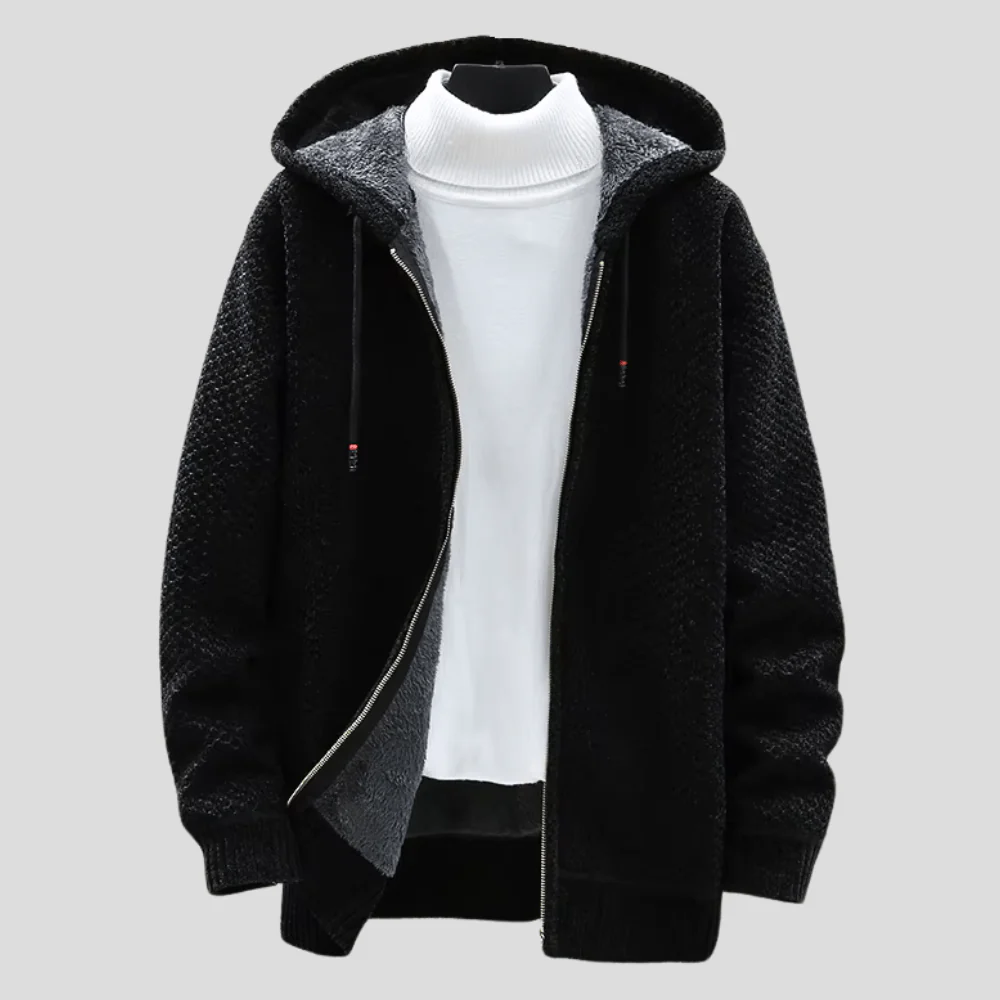 Lorent | Premium thermal-knit hoodie for warm comfort and modern style - Image 4