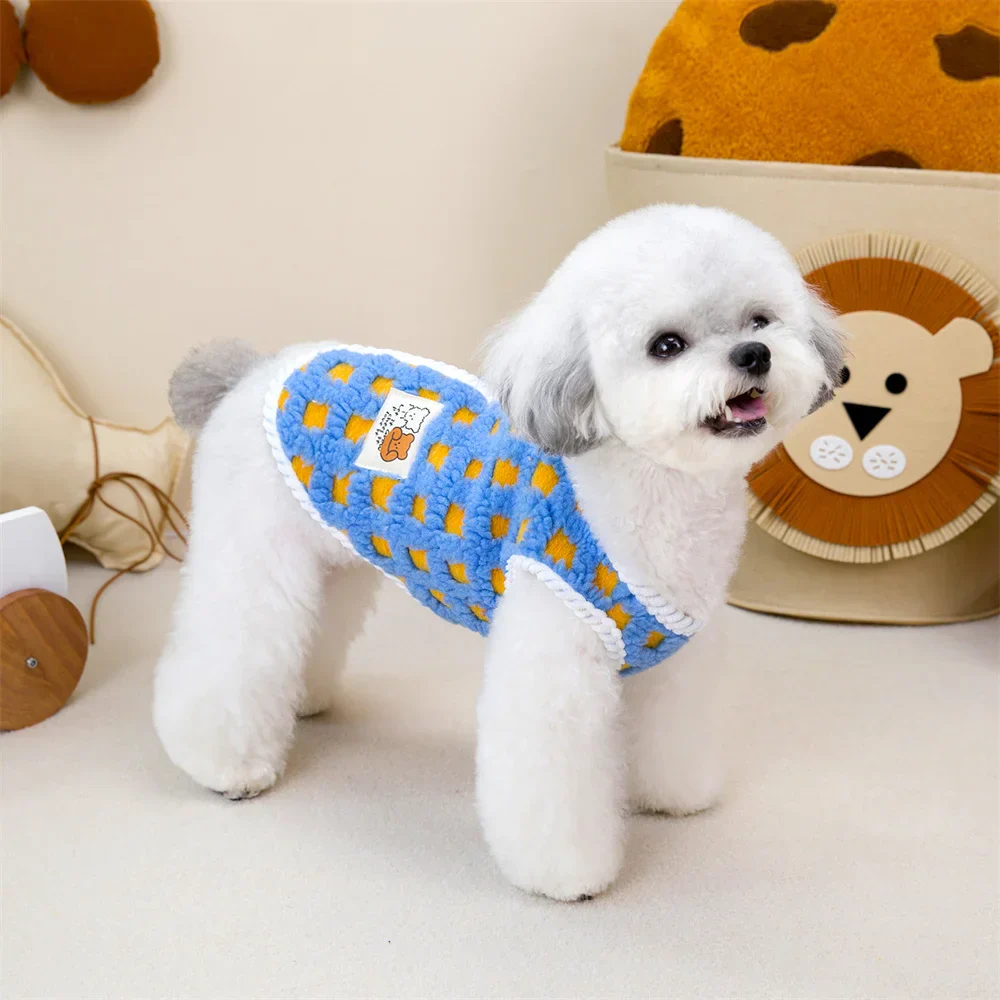 Small Dog Fleece Coat, Warm Pet Jacket for Cold Weather - Image 5