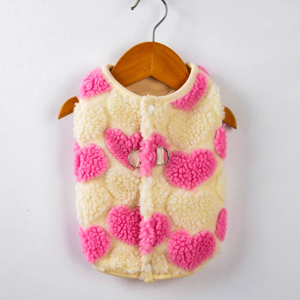 Small Dog Fleece Coat, Warm Pet Jacket for Cold Weather - Image 8