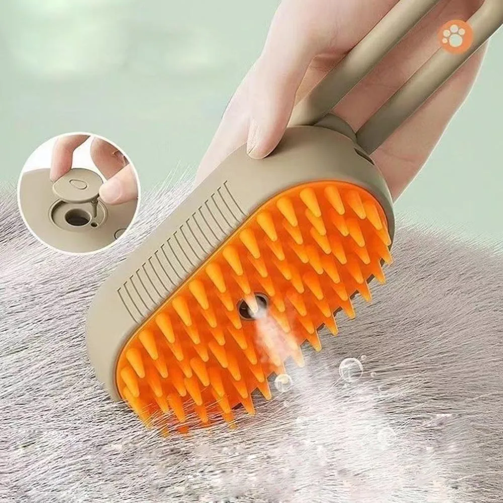 Luxurious Electric Steam Brush for Advanced Pampering of Your Pet - Image 3