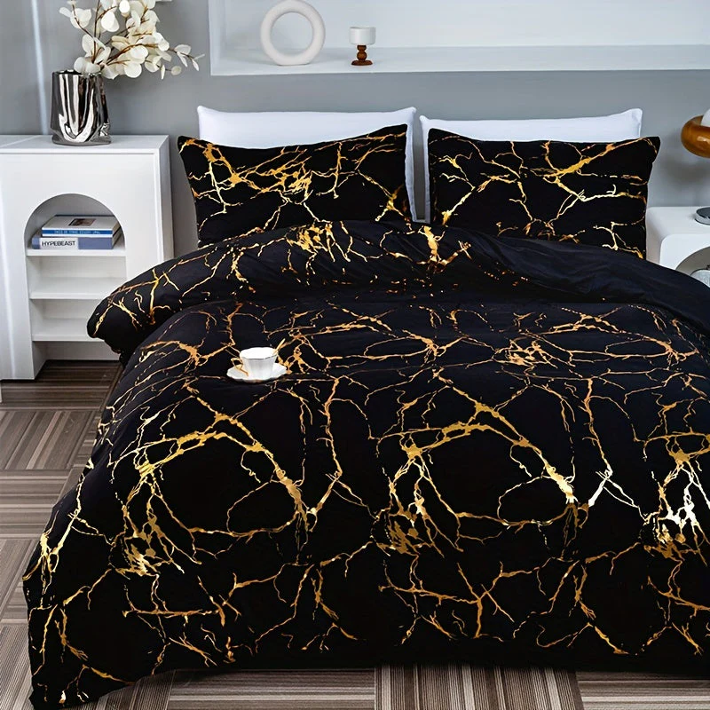 Luxury Marble Design Duvet Cover for a Stylish and Comfortable Bedroom - Image 6