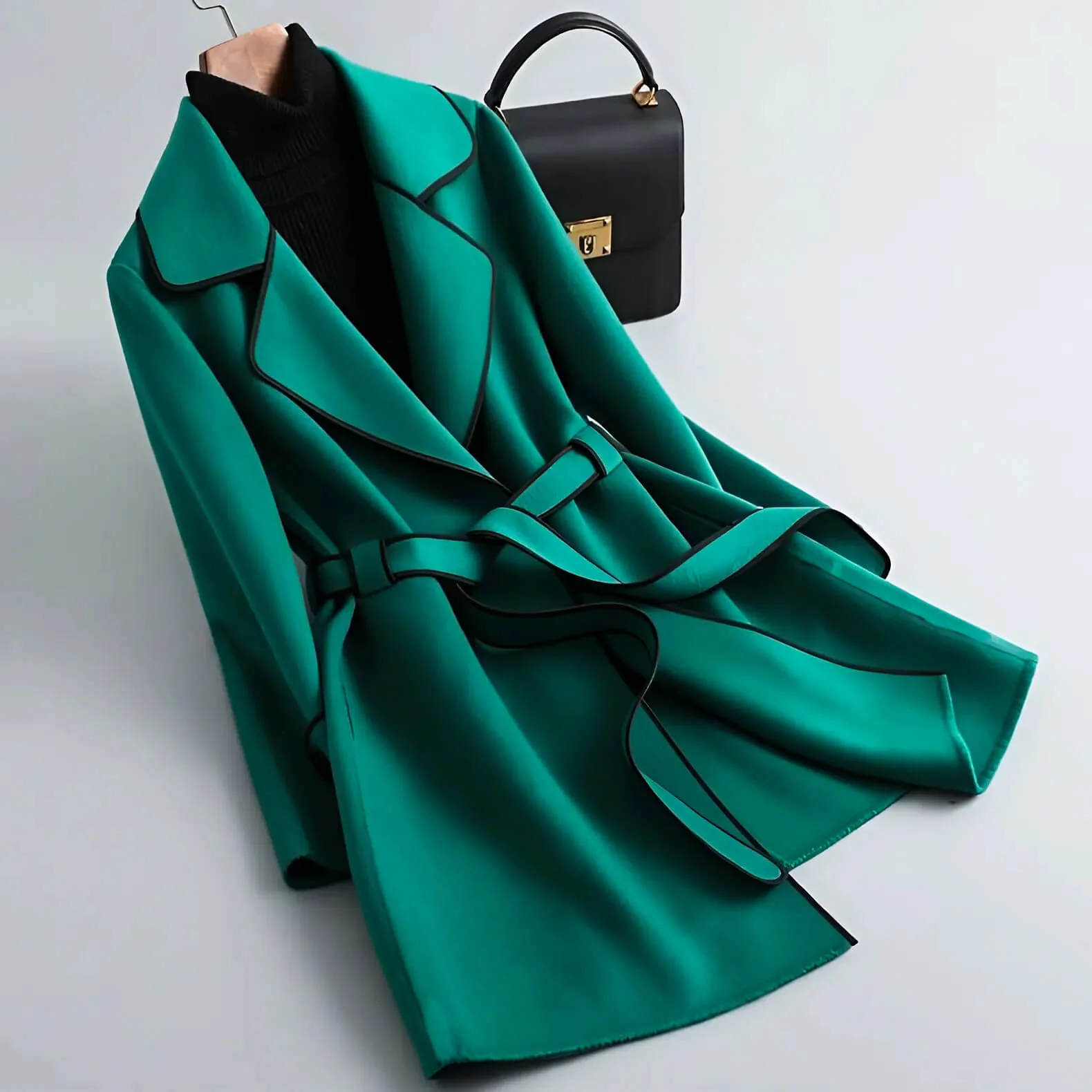 Elegant Madison Wool Coat for a Warm and Sophisticated Style - Image 3